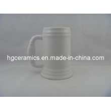 Ceramic Beer Stein, 500ml Ceramic Beer Stein